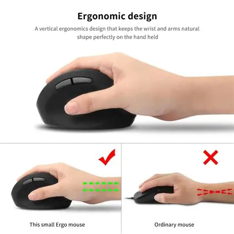 Mouse Wireless Ergonomis